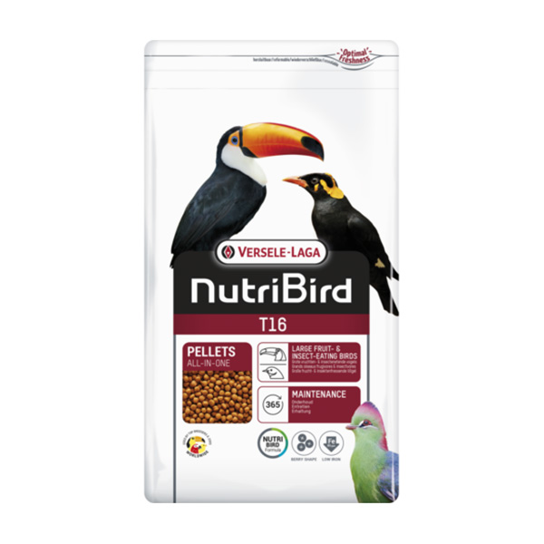 Versele-Laga T16 pellet Nagytestű Gyümölcsevő és Rovarevő Madaraknak - 10kg Versele-Laga T16 pellet Nagytestű Gyümölcsevő és Rovarevő Madaraknak - 10kg