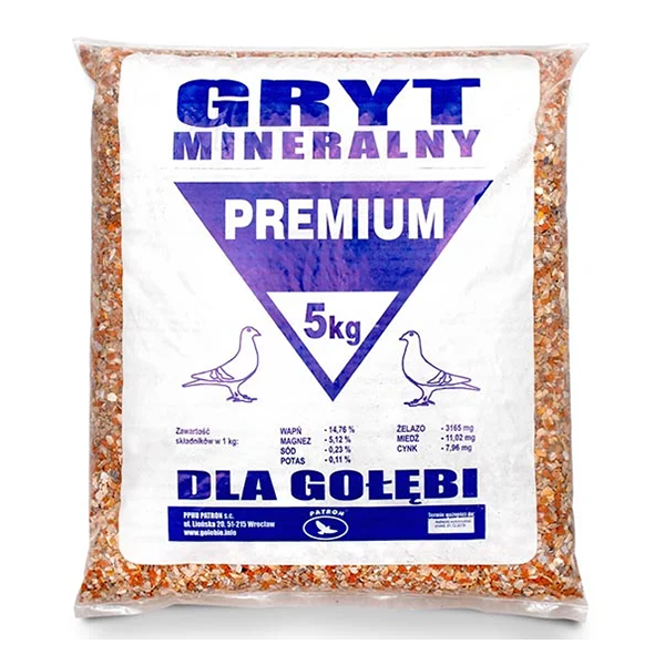 Premium Gryt Mineralny Premium Gritt - 5kg Premium Gryt Mineralny Premium Gritt - 5kg