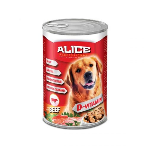 Alice Professional Dog Konzerv Marha - 1240g