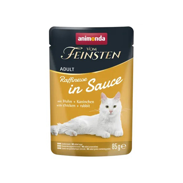 Animonda vom Feinsten Adult Raffinesse Szószban Csirke-Nyúl - 85g Animonda vom Feinsten Adult Raffinesse Szószban Csirke-Nyúl - 85g