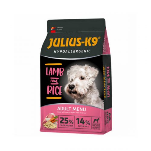 JULIUS-K9 Adult Hypoallergenic Lamb&Rice Száraztáp - 3kg